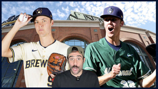 Watch: MLB's most intimidating pitching prospect is here