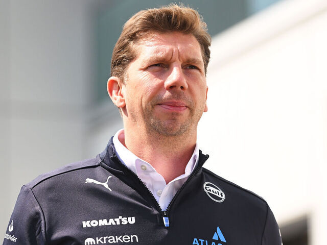 MONTREAL, QUEBEC - JUNE 13: James Vowles, Team Principal of Williams arrives in the Paddock prior to practice ahead of the F1 Grand Prix of Canada at Circuit Gilles-Villeneuve on June 13, 2025 in Montreal, Quebec.