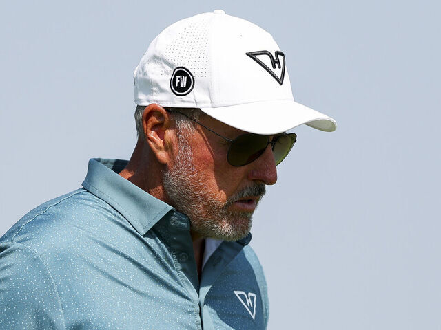 OAKMONT, PENNSYLVANIA - JUNE 11: Phil Mickelson of the United States walks off the second tee during a practice round prior to the 125th U.S. OPEN at Oakmont Country Club on June 11, 2025 in Oakmont, Pennsylvania.