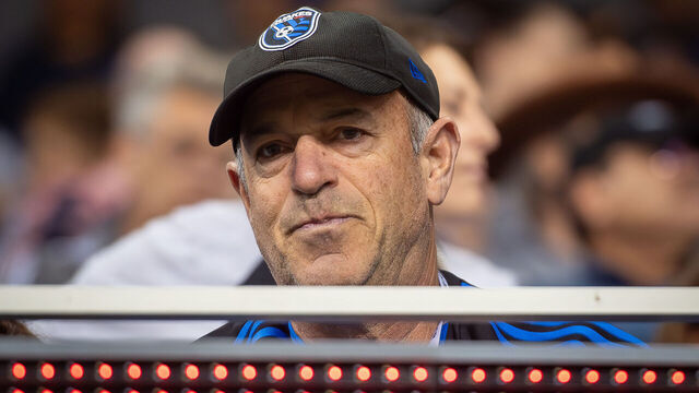 SAN JOSE, CA - SEPTEMBER 23: Earthquakes owner John Fisher during a game between San Jose Earthquakes and Nashville SC at PayPal Park on September 23, 2023 in San Jose, California.