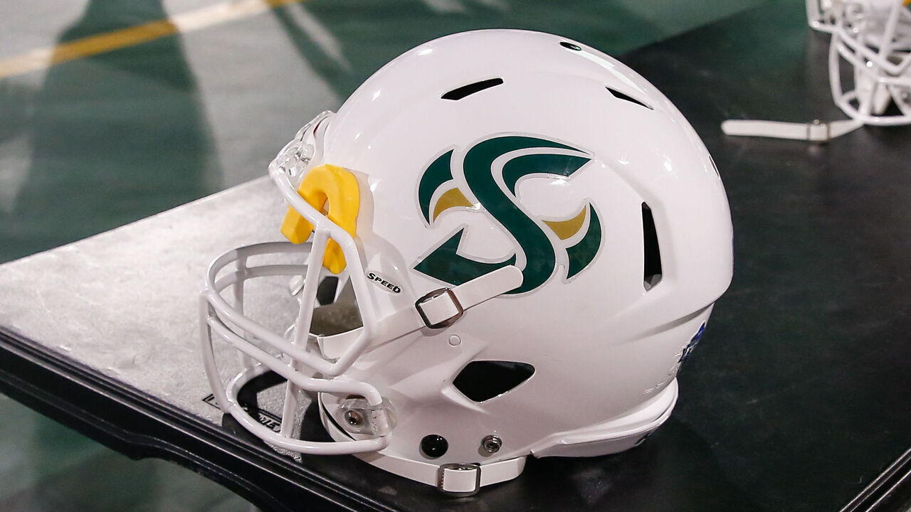 TEMPE, AZ - SEPTEMBER 06: A detailed view of a Sacramento State Hornets helmet during the college football game between the Sacramento State Hornets and the Arizona State Sun Devils on September 6, 2019 at Sun Devil Stadium in Tempe, Arizona.