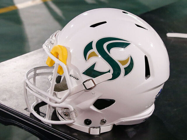 TEMPE, AZ - SEPTEMBER 06: A detailed view of a Sacramento State Hornets helmet during the college football game between the Sacramento State Hornets and the Arizona State Sun Devils on September 6, 2019 at Sun Devil Stadium in Tempe, Arizona.