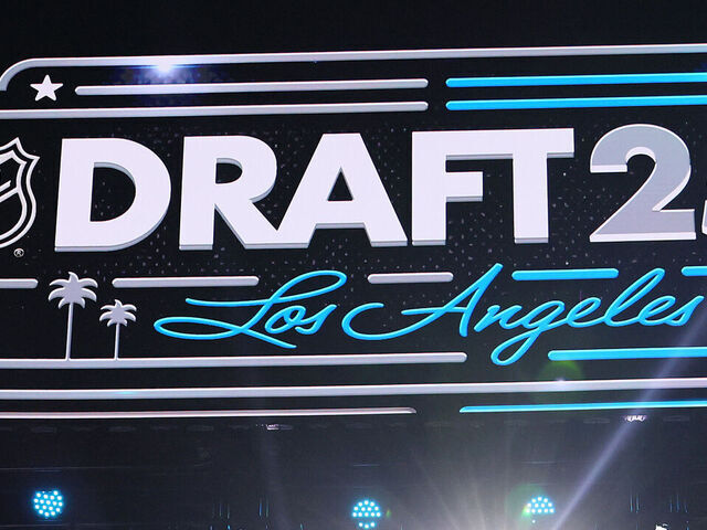 LOS ANGELES, CALIFORNIA - JUNE 27: NHL commissioner Gary Bettman talks before the first round of the 2025 Upper Deck NHL Draft at the Peacock Theater on June 27, 2025 in Los Angeles, California.