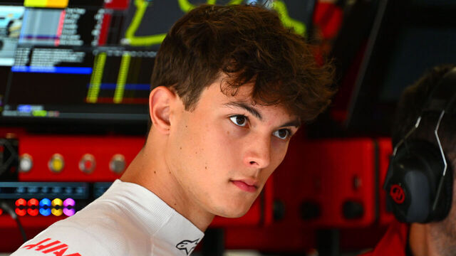 NORTHAMPTON, ENGLAND - JULY 05: Oliver Bearman of Great Britain and Haas F1 looks on during final practice ahead of the F1 Grand Prix of Great Britain at Silverstone Circuit on July 05, 2025 in Northampton, England.