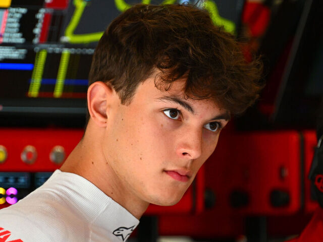 NORTHAMPTON, ENGLAND - JULY 05: Oliver Bearman of Great Britain and Haas F1 looks on during final practice ahead of the F1 Grand Prix of Great Britain at Silverstone Circuit on July 05, 2025 in Northampton, England.