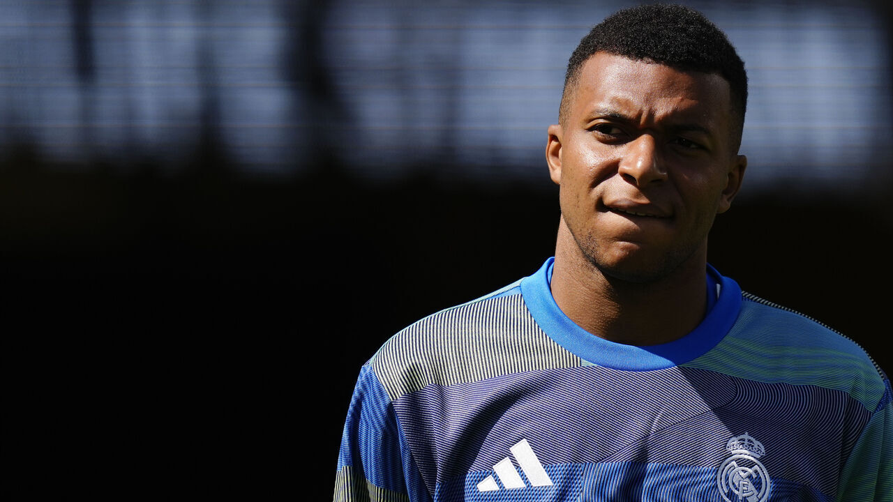 Kylian Mbappe centre-forward of Real Madrid and France prior the FIFA Club World Cup 2025 quarter final match between Real Madrid CF and Borussia Dortmund at MetLife Stadium on July 5, 2025 in East Rutherford, United States.