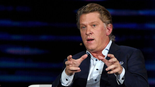 LAS VEGAS, NV - JANUARY 10: Turner Chairman and CEO John Martin participates in a keynote panel on reimagining television at CES 2018 at Park Theater at Monte Carlo Resort and Casino in Las Vegas on January 10, 2018 in Las Vegas, Nevada. CES, the world's largest annual consumer technology trade show, runs through January 12 and features about 3,900 exhibitors showing off their latest products and services to more than 170,000 attendees.