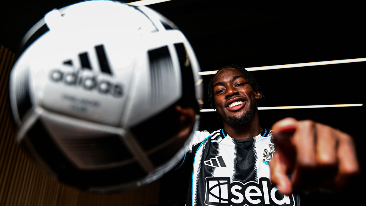 NEWCASTLE UPON TYNE, ENGLAND - JULY 9: In this image released on July 11, 2025, Newcastle United announce the signing of Anthony Elanga on July 9, 2025 in Newcastle upon Tyne, England.