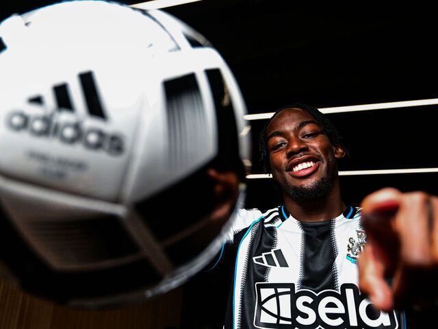 NEWCASTLE UPON TYNE, ENGLAND - JULY 9: In this image released on July 11, 2025, Newcastle United announce the signing of Anthony Elanga on July 9, 2025 in Newcastle upon Tyne, England.