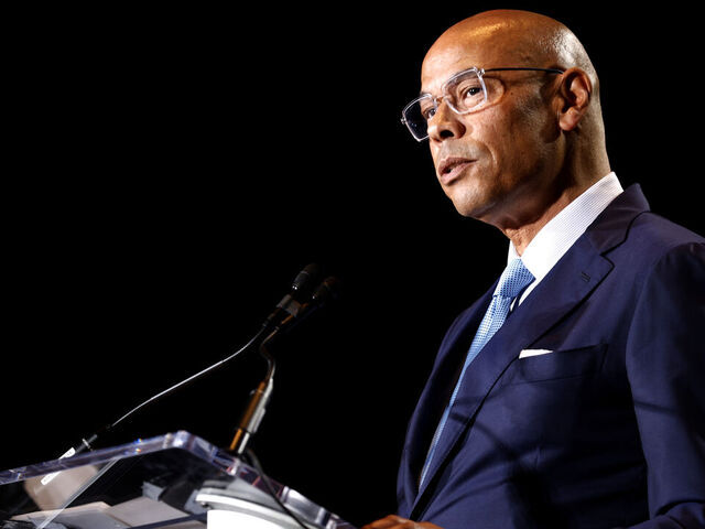 NEW ORLEANS, LOUISIANA - FEBRUARY 05: NFLPA Executive Director Lloyd Howell discusses the state of the union and its direction for the upcoming year before fielding questions from the media on February 05, 2025 in New Orleans, Louisiana.