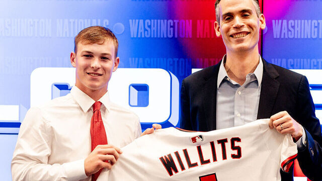 Nationals sign No. 1 pick Willits to reported $8.2M deal