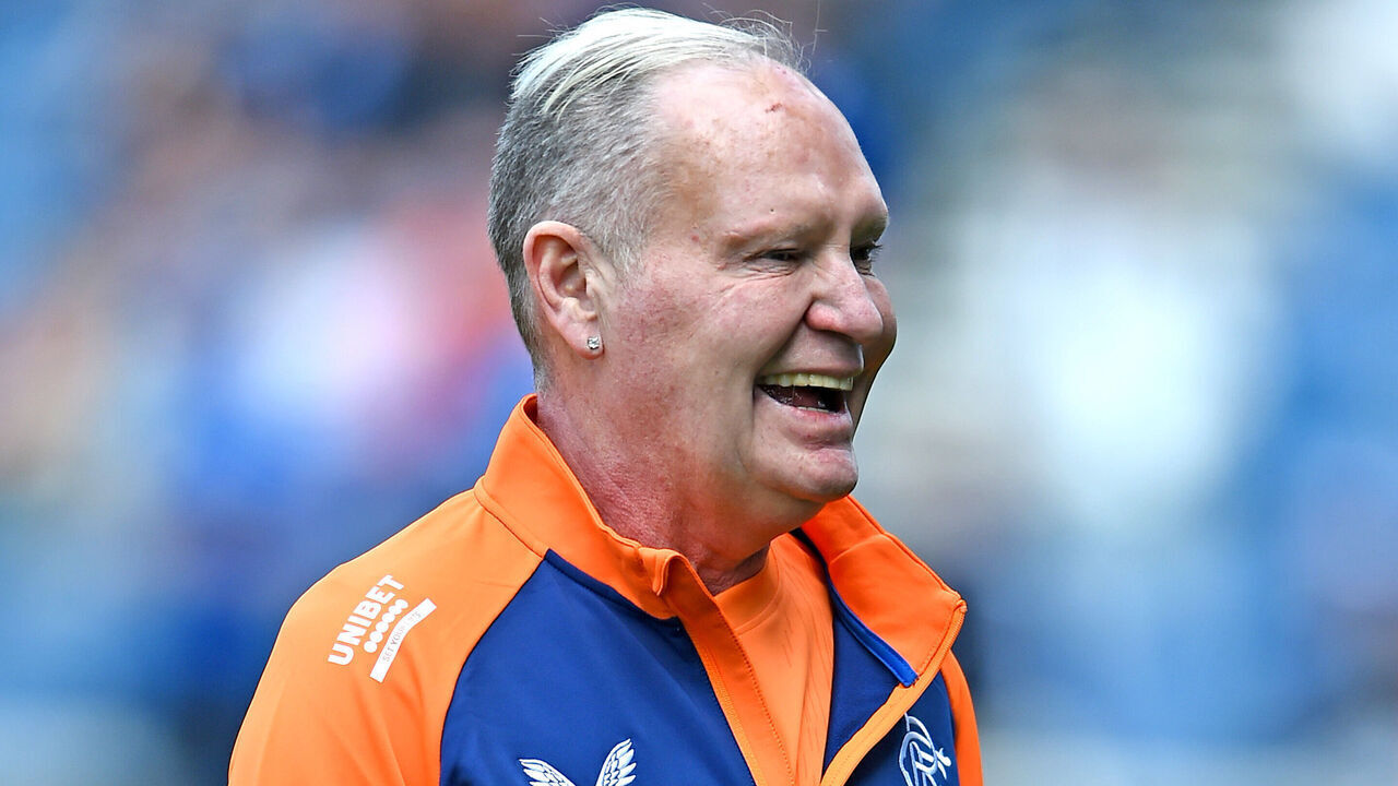 Rangers' Paul Gascoigne before the 150th Anniversary match at the Ibrox Stadium, Glasgow. Picture date: Saturday March 26, 2022.