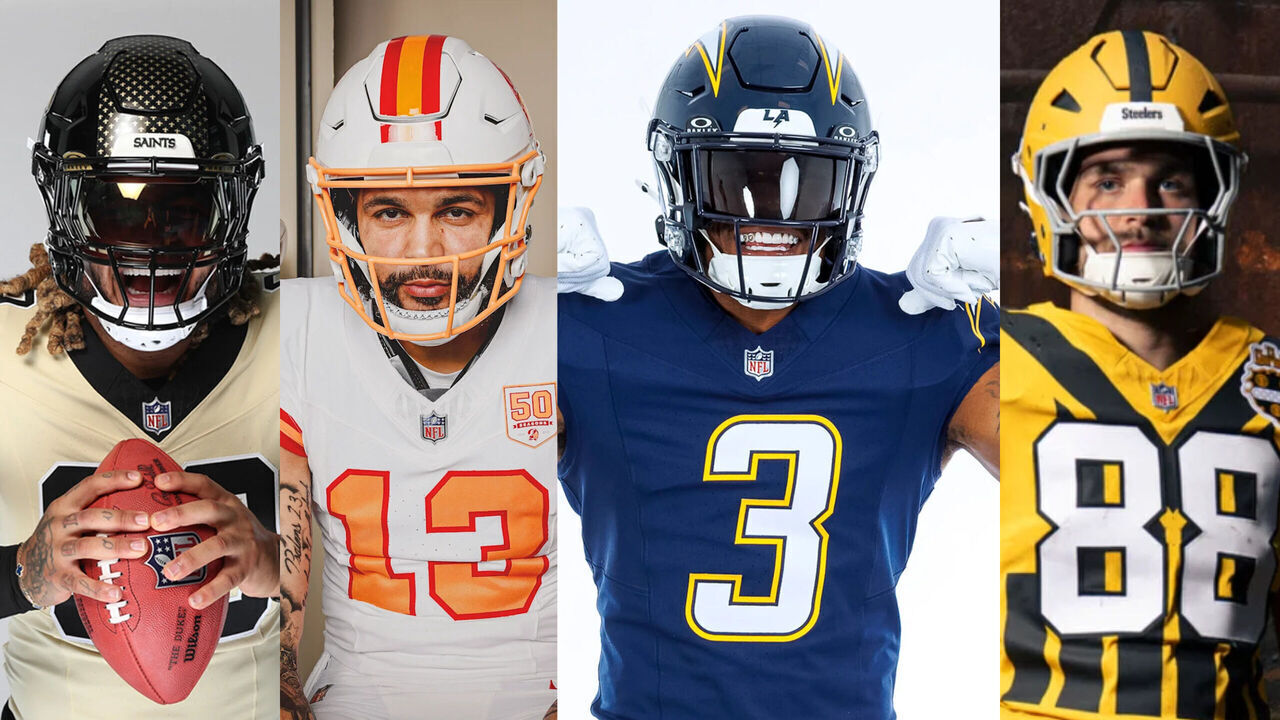 Old, bold, and gold: Ranking NFL's new alternate uniforms | theScore