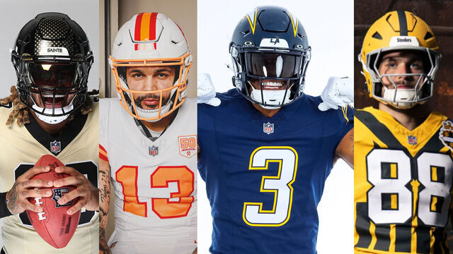 Old, bold, and gold: Ranking NFL's new alternate uniforms