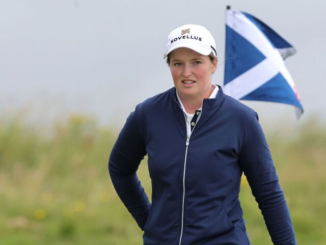 England's Lottie Woad during day four of the 2025 ISPS HANDA Women's Scottish Open at the Dundonald Links, Irvine. Picture date: Sunday July 27, 2025.