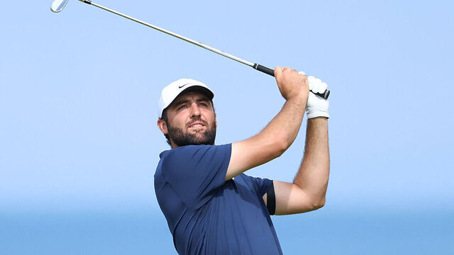 PORTRUSH, NORTHERN IRELAND - JULY 20: Scottie Scheffler of the United States tees off on the 6th hole on day four of The 153rd Open Championship at Royal Portrush Golf Club on July 20, 2025 in Portrush, Northern Ireland.