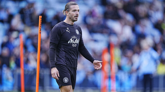 Manchester City's Jack Grealish during training session at the City Football Academy, Manchester. Picture date: Tuesday August 5, 2025.