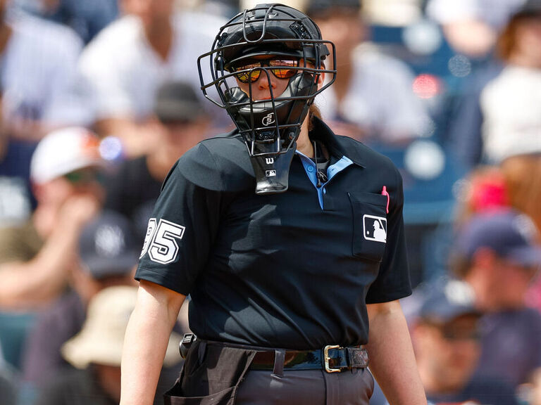 MLB calling up 1st female umpire, Jen Pawol, for Marlins-Braves series