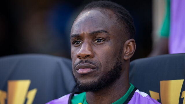 SAN JOSE, CALIFORNIA - JUNE 20: Michail Antonio #26 of Jamaica looks on before a 2025 CONCACAF Gold Cup Group C match between Jamaica and Guadeloupe at PayPal Park on June 20, 2025 in San Jose, California.