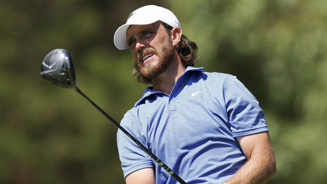 MEMPHIS, TENNESSEE - AUGUST 08: Tommy Fleetwood of England watches a tee shot on the seventh hole during the second round of the FedEx St. Jude Championship 2025 at TPC Southwind on August 08, 2025 in Memphis, Tennessee.