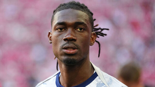 Yves Bissouma (Tottenham Hotspur) looks on during the pre-season friendly match between FC Bayern München and Tottenham Hotspur at Allianz arena, Munich, Germany on August 7, 2025.