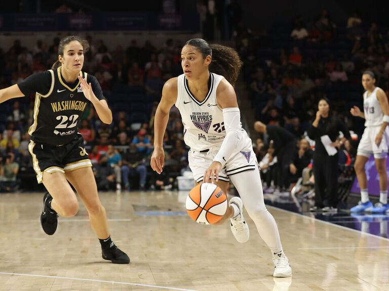 Valkyries hit franchise-record 15 3-pointers in win over Mystics ...