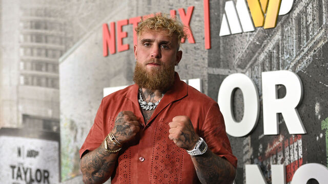 NEW YORK, NEW YORK - JULY 11: Jake Paul attends Netflix's Katie Taylor vs Amanda Serrano 3 - Historic All-Women Fight Card at Madison Square Garden on July 11, 2025 in New York City.