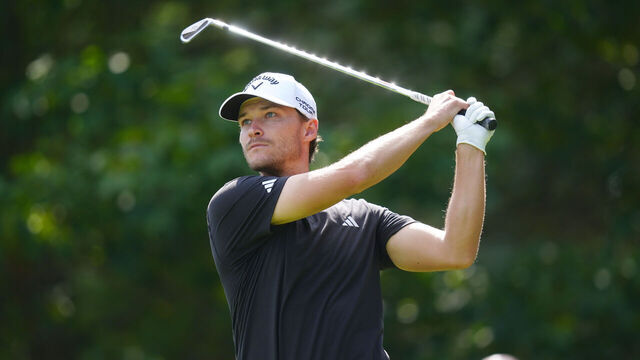 Denmark's Rasmus Hojgaard during day four of the Betfred British Masters 2025 at The Belfry, Sutton Coldfield. Picture date: Sunday August 23, 2025.