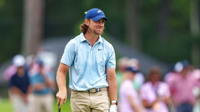 ATLANTA, GEORGIA - AUGUST 24: Tommy Fleetwood of England reacts to a play during the final round of the TOUR Championship 2025 at East Lake Golf Club on August 24, 2025 in Atlanta, Georgia.