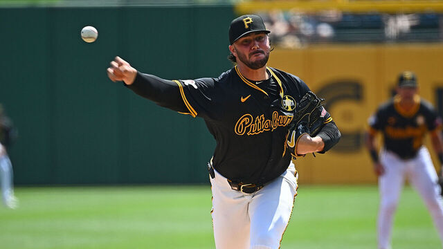 PITTSBURGH, PENNSYLVANIA - AUGUST 24: Paul Skenes #30 of the Pittsburgh Pirates pitches in the second inning during the game against the Colorado Rockies at PNC Park on August 24, 2025 in Pittsburgh, Pennsylvania.