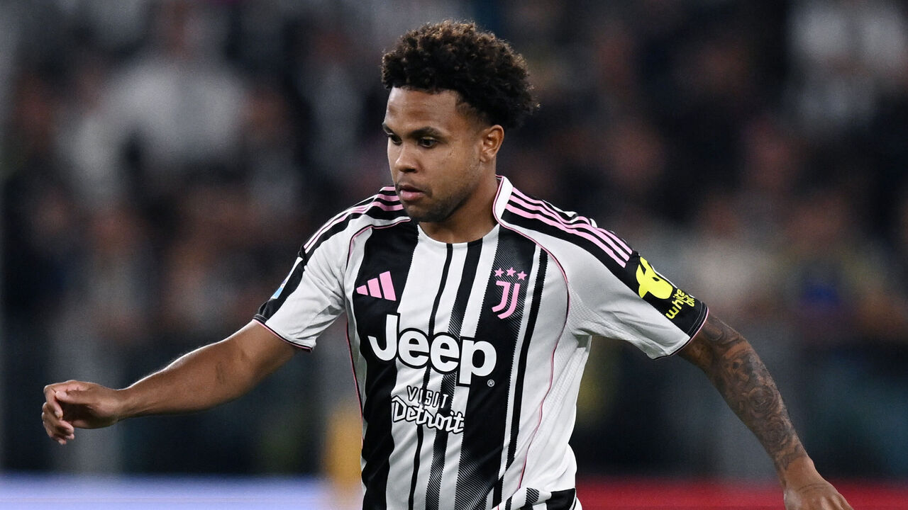 TURIN, ITALY - AUGUST 24: Weston McKennie of Juventus in action during the Serie A match between Juventus FC and Parma Calcio 1913 at on August 24, 2025 in Turin, Italy.