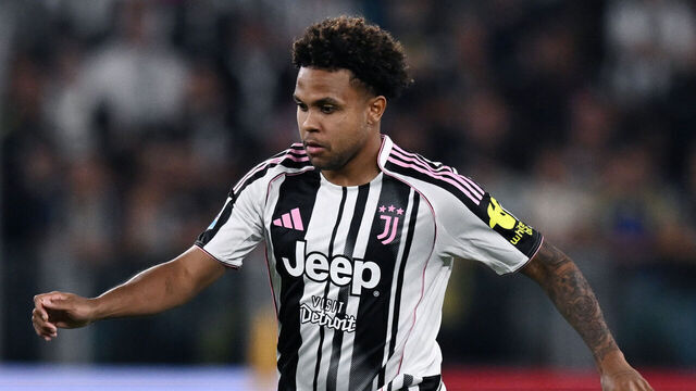 TURIN, ITALY - AUGUST 24: Weston McKennie of Juventus in action during the Serie A match between Juventus FC and Parma Calcio 1913 at on August 24, 2025 in Turin, Italy.