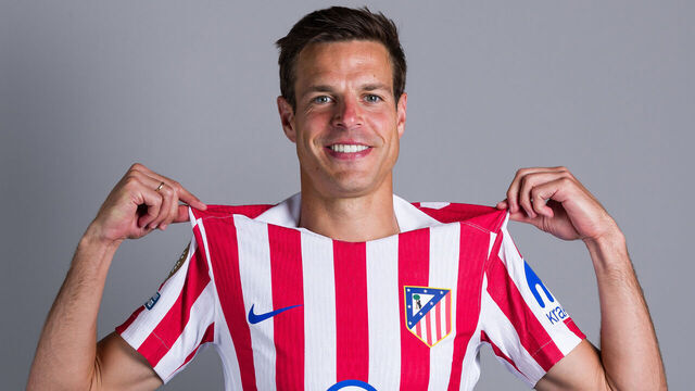 LOS ANGELES, CALIFORNIA - JUNE 13: Cesar Azpilicueta of Atletico de Madrid poses for a portrait during the official FIFA Club World Cup 2025 Portrait Session on June 13, 2025 in Los Angeles, California.