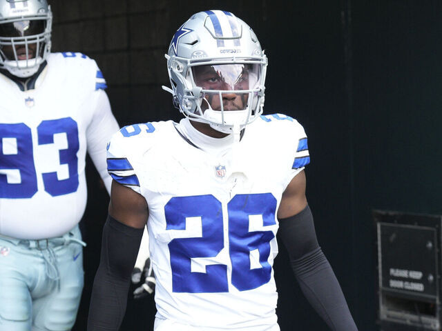 PHILADELPHIA, PA - DECEMBER 29: Dallas Cowboys cornerback DaRon Bland (26) looks on during the game between the Philadelphia Eagles and the Dallas Cowboys on December 29, 2024 at Lincoln Financial Field in Philadelphia, PA.