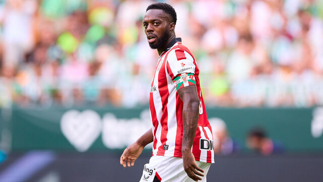 SEVILLE, SPAIN - AUGUST 31: Inaki Williams of Athletic Club looks on during the LaLiga EA Sports match between Real Betis Balompie and Athletic Club at Estadio La Cartuja on August 31, 2025 in Seville, Spain.