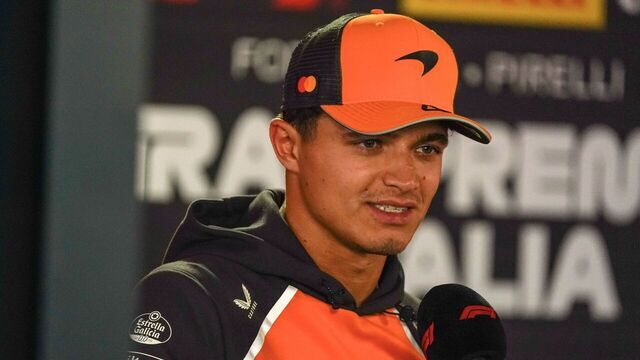 Lando Norris participates in the Formula 1 Pirelli Gran Premio d'Italia 2025 in Monza, Italy, on September 4, 2025, at the Autodromo Nazionale di Monza.