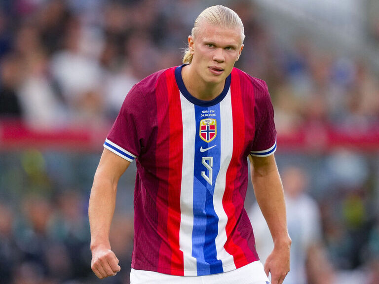 Haaland requires stitches in face after getting 'banged out by a bus door' Haaland requires stitches in face after getting 'banged out by a bus door'