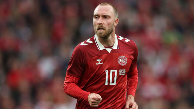 COPENHAGEN, DENMARK - 2025/06/07: Christian Eriksen of Denmark seen during Friendly Match: football match between Denmark and Northern Ireland at Parken (Copenhagen). Final score; Denmark 2:1 Northern Ireland.