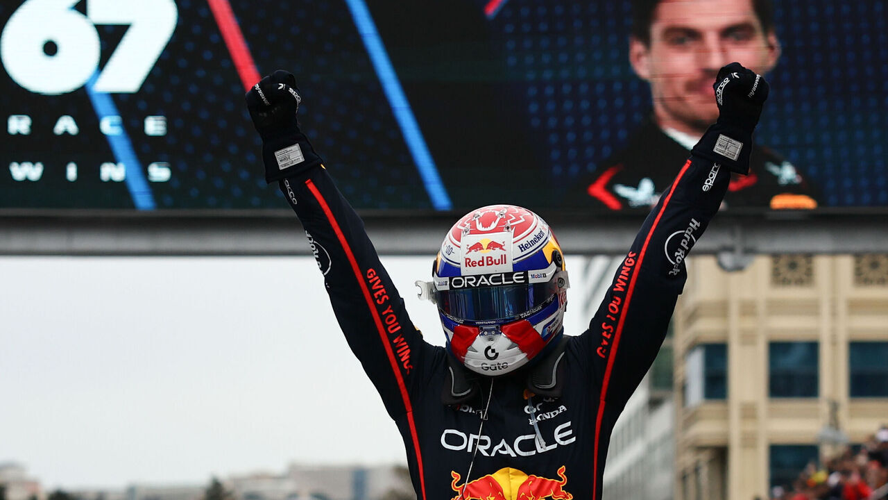Max Verstappen of Red Bull Racing after the Formula 1 Grand Prix of Azerbaijan at Baku City Circuit in Baku, Azerbaijan on September 21, 2025.