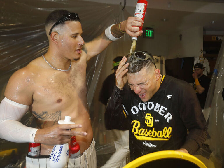 Padres walk off Brewers in extras to clinch playoff spot in back-to-back ...