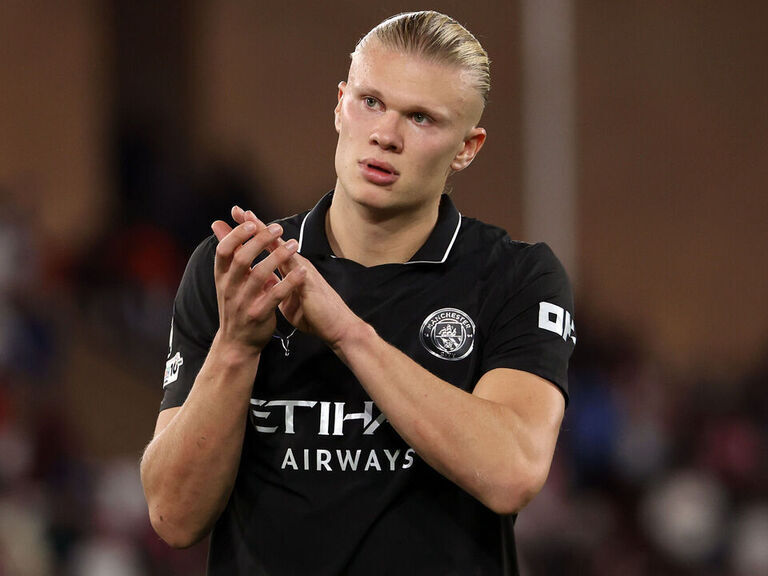 Haaland scores twice but Man City denied win by late Monaco penalty Haaland scores twice but Man City denied win by late Monaco penalty