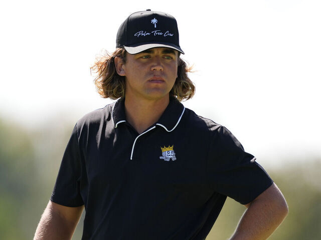 JACKSON, MISSISSIPPI - OCTOBER 03: Garrick Higgo of South Africa prepares to putt on the 17th green during the second round of the Sanderson Farms Championship 2025 at The Country Club of Jackson on October 03, 2025 in Jackson, Mississippi.