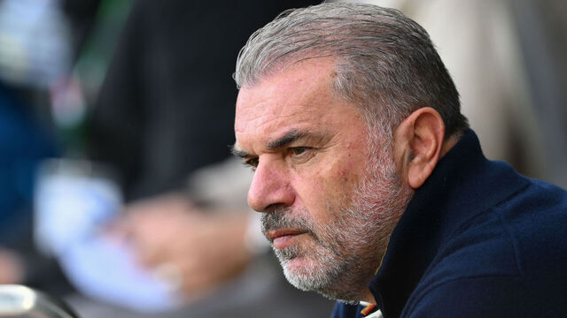 Ange Postecoglou is the Nottingham Forest head coach during the Premier League match between Newcastle United and Nottingham Forest at St. James's Park in Newcastle, England, on October 5, 2025.