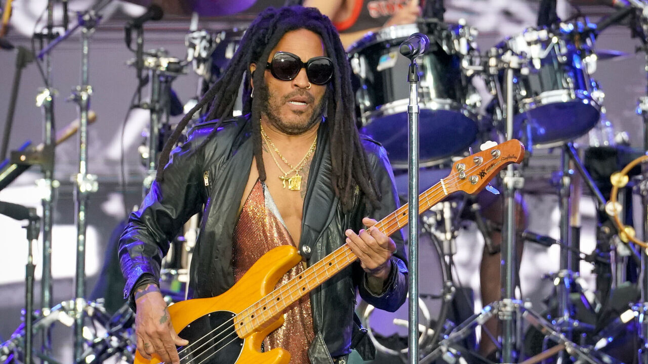 PHILADELPHIA, PENNSYLVANIA - JUNE 01: Lenny Kravitz performs onstage during the Roots Picnic at The Mann at Fairmount Park on June 01, 2025 in Philadelphia, Pennsylvania.