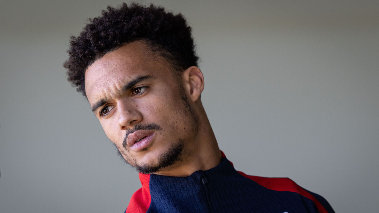 AUSTIN, TX - OCTOBER 6: Antonee Robinson of the United States Gym activation during USMNT Training at St. David's Performance Center on October 6, 2025 in Austin, Texas.