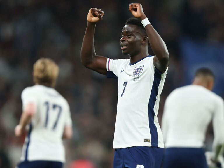 Saka's gem headlines England's confident friendly win over Wales