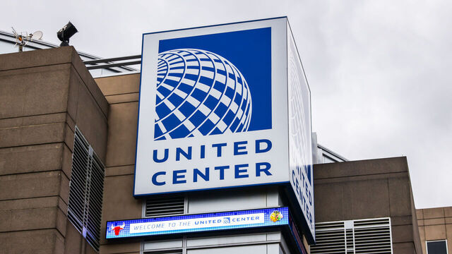 United Center arena in Chicago, Illinois, United States, on October 15, 2022.