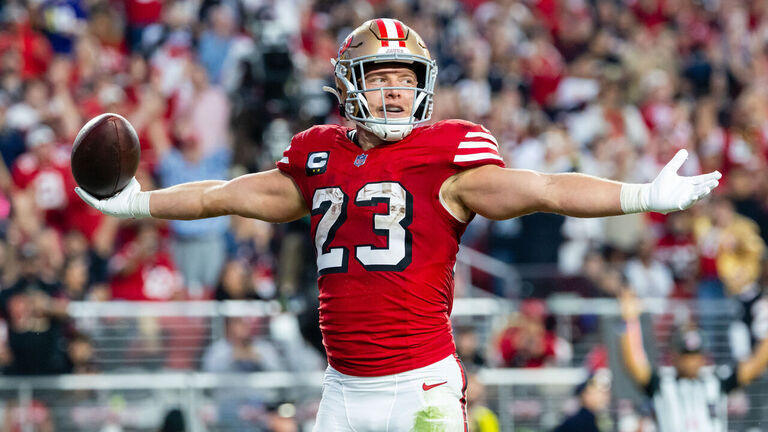 McCaffrey powers 49ers past Falcons with 201 scrimmage | theScore