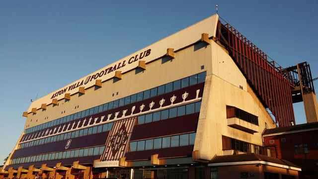 BIRMINGHAM, ENGLAND - SEPTEMBER 25: General view outside the stadium prior to the UEFA Europa League 2025/26 League Phase MD1 match between Aston Villa FC and Bologna FC 1909 at Villa Park on September 25, 2025 in Birmingham, England.