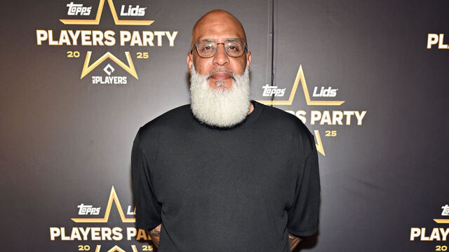 ATLANTA, GEORGIA - JULY 14: Tony Clark walks the black carpet at The Players Party 2025 Hosted by MLBPA, Fanatics, Topps, & Lids at Flourish on July 14, 2025 in Atlanta, Georgia.